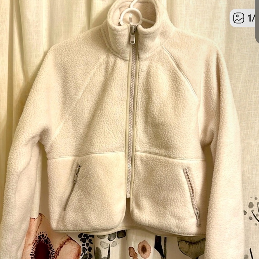 ISO Cream SUNDAY BEST Indie Zip Up Fleece Jacket